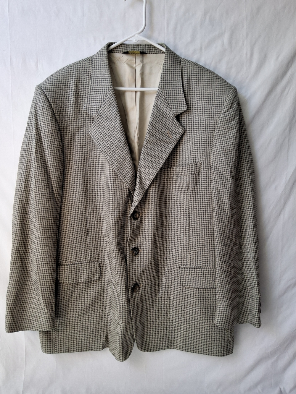 Oleg Cassini Men's Houndstooth Sport Coat - Gray